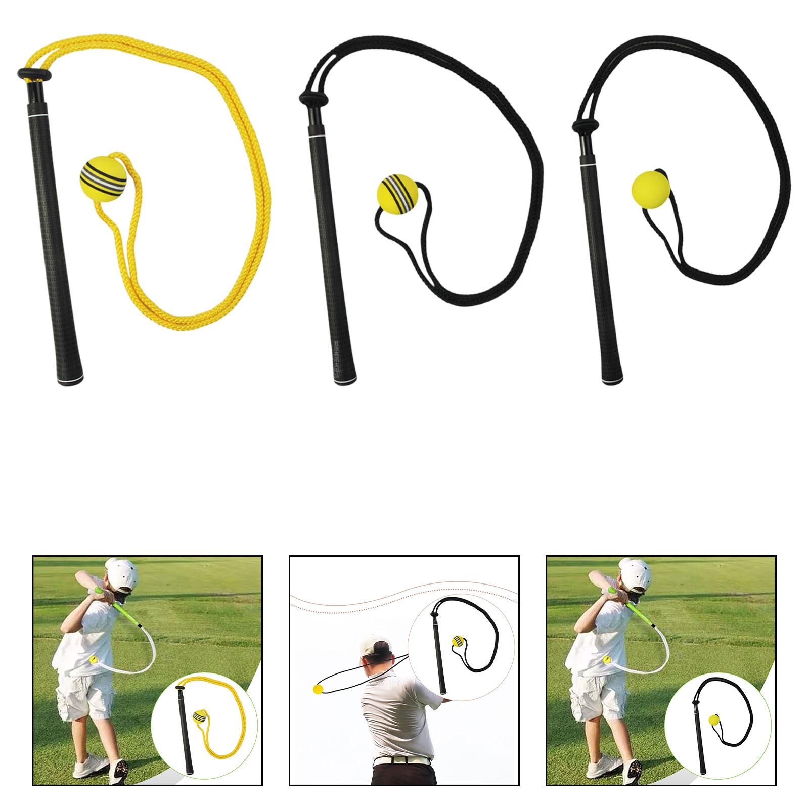 Golf Equipment For Beginners - Golf Swing Trainer Elastik Halat Uygulama