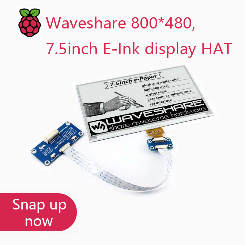 Golf Zero - Waveshare 800*480,7.5 inç E-Ink Ekran HAT,