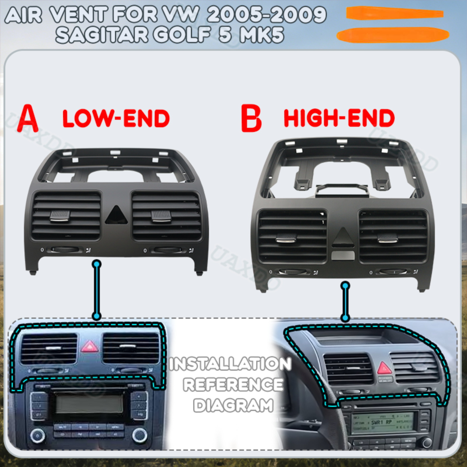 Golf Equipment Kit - VW 2005-2009 Golf 5 Mk5 Sagitar