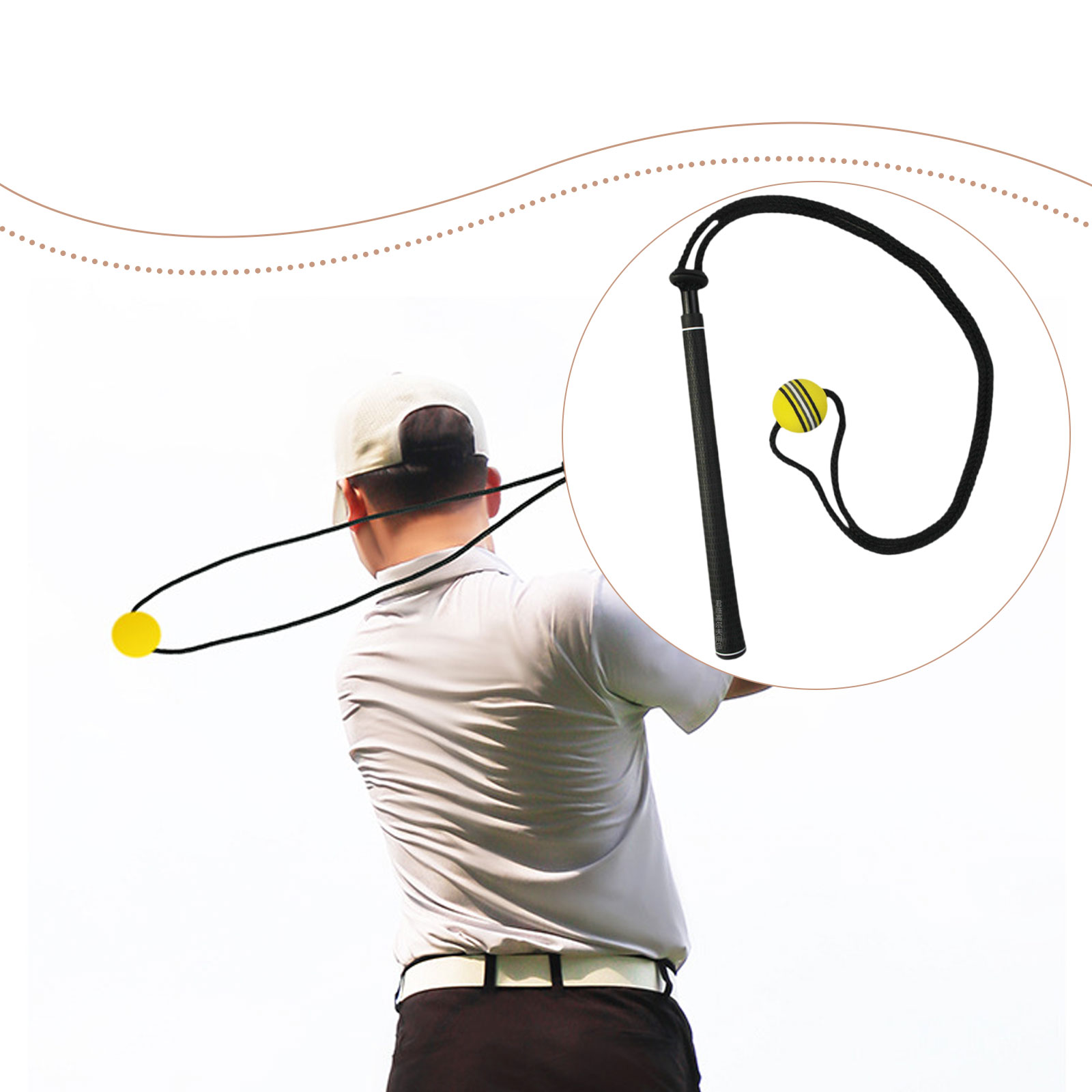 Golf Swing Trainer Elastik Hal - Golf Equipment For Beginners incelemesi ve fiyatı