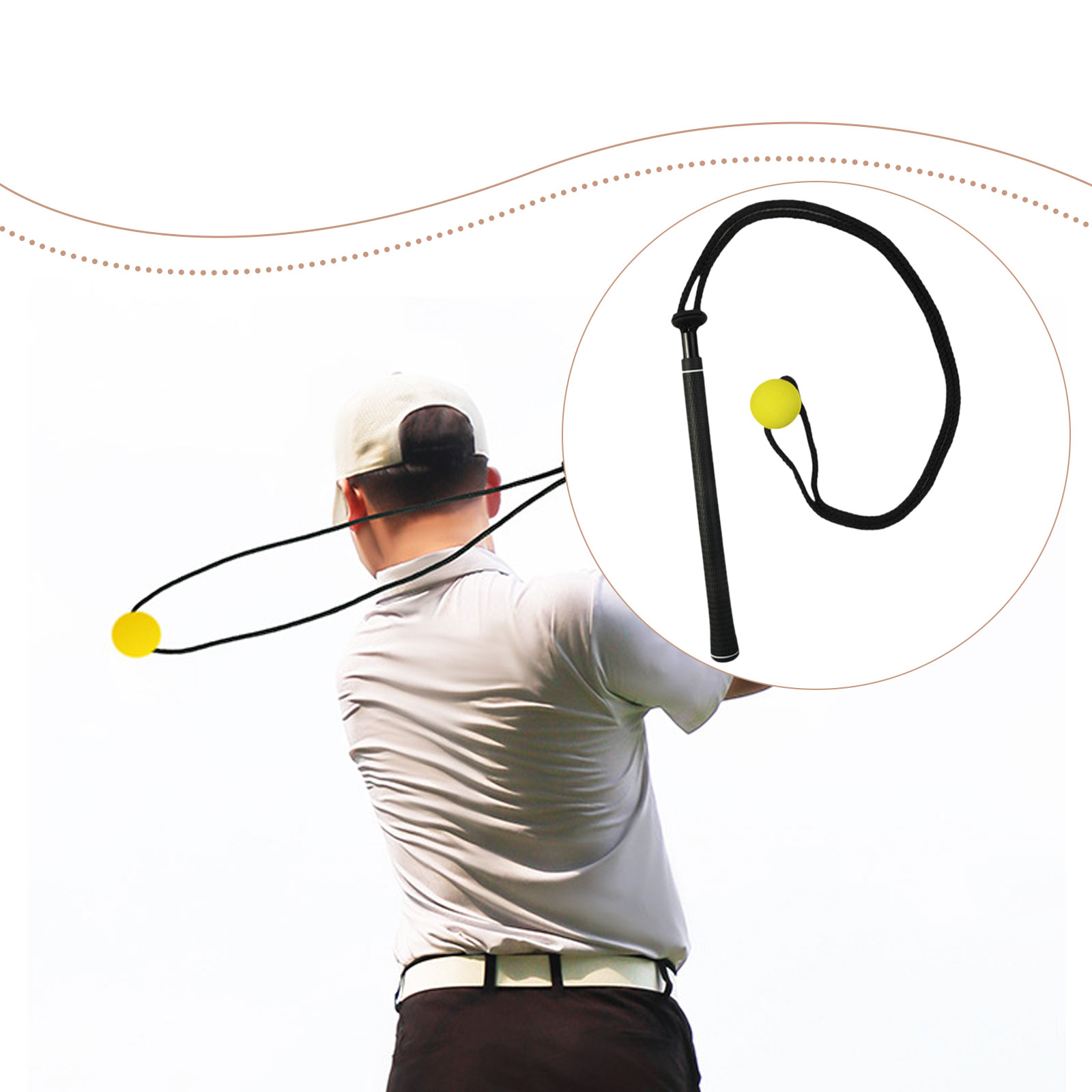 Golf Swing Trainer Elastik Hal - Golf Equipment For Beginners incelemesi ve fiyatı